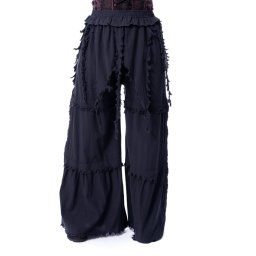dámské baggy kalhoty INNOCENT - RAINWOVEN - černé - P-RNWVN-B