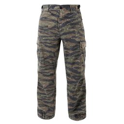 Kalhoty VINTAGE VIETNAM ERA TIGER STRIPE CAMO vel. M