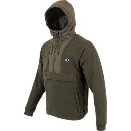 Mikina s kapucí fleece Hybrid Hoodie ZELENÁ vel. XL