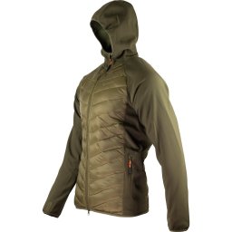 Bunda prošívaná s kapucí Vega Hoodie Green ZELENÁ vel. L