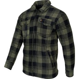 Košile Sherpa Fleece Lined kostkovaná ZELENOČERNÁ vel. S