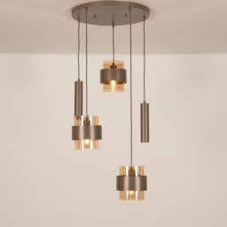Závěsné svítidlo Retro 70er Trio 150 Round Brown