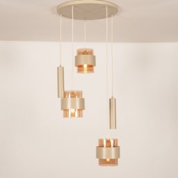 Závěsné svítidlo Retro 70er Trio 150 Round Taupe