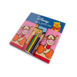 Dětské kapesníky Disney s pastelkami, barva 2 mix medvídek Pú