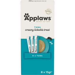 Applaws tuňákové lízací pyré pro kočky - 8x15 g