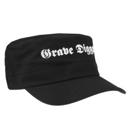 kšiltovka GRAVE DIGGER - LOGO - černá - PLASTIC HEAD - PHCAP250