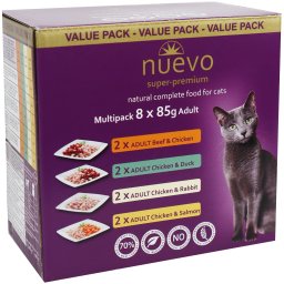 Nuevo Adult Multipack - kapsička pro kočky 8x85 g
