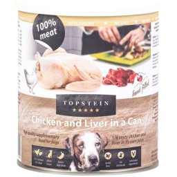 TopStein kuře a játra v plechu - konzerva 800 g