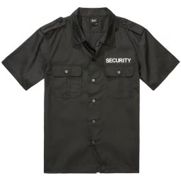 Košile US SECURITY krátký rukáv ČERNÁ vel. L