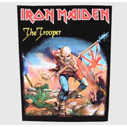 nášivka velká Iron Maiden - The Trooper - RAZAMATAZ - BP0829