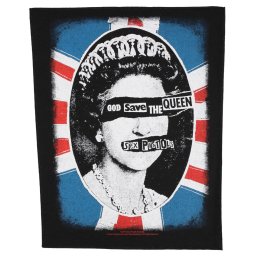 nášivka velká Sex Pistols - God Save The Queen - RAZAMATAZ - BP1115