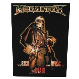 nášivka velká MEGADETH - THE SICK, THE DYING AND THE DEAD - RAZAMATAZ - BP1336