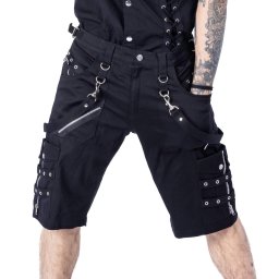 pánské kraťasy VIXXSIN - EDHAM - BLACK - P-EDHAMM-B