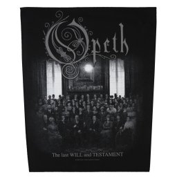 velká nášivka OPETH - THE LAST WILL AND TESTAMENT - RAZAMATAZ - BP1304