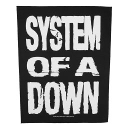 velká nášivka SYSTEM OF A DOWN - STACKED LOGO - RAZAMATAZ - BP1349