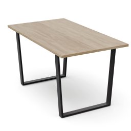 Blumfeldt Bearsdon jídelní set, stolová deska a kovové nohy stolu, industriální styl, stabilní, moderní