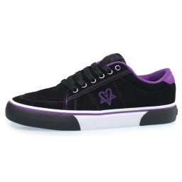 boty FALLEN - Bomber Bam Margera - černé/fialové - FMY1ZA10 BLACK PURPLE