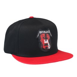 kšiltovka snapback Metallica - Cliff 'Em All Bass - černá/červená - ROCK OFF - METSBCAP20BR
