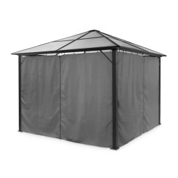 Blumfeldt Pantheon Solid Sky, pavilon se 4 bočními stěnami, 3x3 m, polykarbonát, hliník
