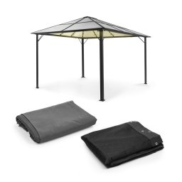Blumfeldt Pantheon Solid Sky Ambient Solar, pavilon, 3x4 m, solární osvětlení