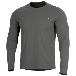 Triko dlouhý rukáv AGERON 2.0 ŠEDÉ WOLF GREY vel. XS