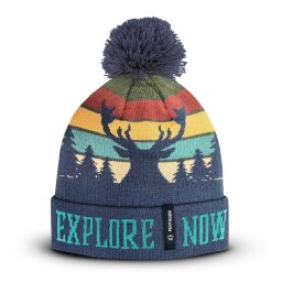 PENTAGON čepice kulich pletená s jelenem EXPLORE NOW DEER