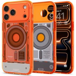 Spigen Ultra Hybrid MagSafe kryt na iPhone 17 Pro / 18 Pro - C-ONE TANGERINE
