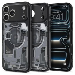 Spigen Ultra Hybrid MagSafe kryt na iPhone 17 Pro / 18 Pro - ZERO ONE BLACK