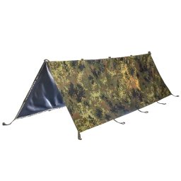 AB plachta bivakovací 155 x 275 cm BW SpezKr IRR BW FLECKTARN