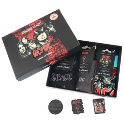 dárková krabička (ponožky set 3 párů) AC/DC - SOCK AFFAIRS - SS-ACDC-Pack-FAB