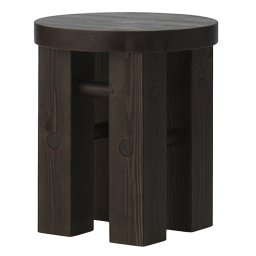 Výprodej Normann Copenhagen designové stoličky Fyr Stool - tmavě hnědá