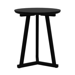 Výprodej Ethnicraft designové odkládací stoly Tripod Side Table - dub černě lakovaný