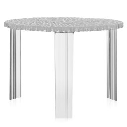 Výprodej Kartell designové konferenční stoly T-Table (výška 36 cm) - čirá