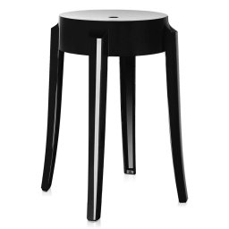 Výprodej Kartell designové stoličky Charles Ghost (výška 46 cm) - černá
