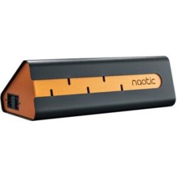PORT NAOTIC Five Charge, USB-C, nabíjecí stanice pro 5 notebooků, černá/měděná