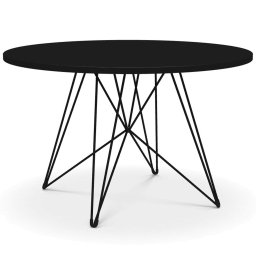 Výprodej Magis designové jídelní stoly XZ3 Round - deska MDF černá/ podnož černá