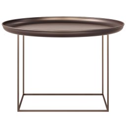 Výprodej Norr 11 designové odkládací stolky Duke Side Table M - bronzová