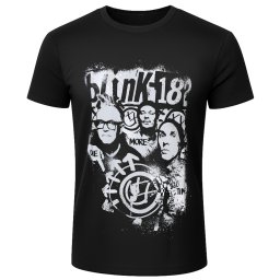 pánské třičko Blink 182 - One More Time Spray Paint - černé - ROCK OFF - BLINKTS22MB