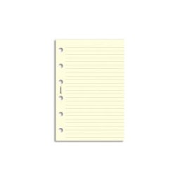 Filofax Poznámkový papír, linkovaný krémový formát A7 20 listů