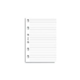 Filofax papír linkovaný bílý, 100 listů formát A7