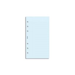 Filofax poznámkový papír linkovaný modrý 30 listů formát A6