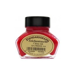 Standardgraph kaligrafická tuš červená LP-560202