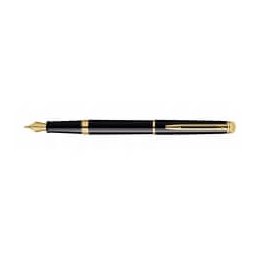 Waterman Hémisphere Black Lacquer GT 1507/1920510, plnicí pero