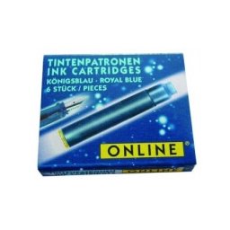 Online inkoustové bombičky 17012/48 modré 6 ks