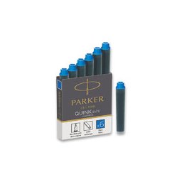 Parker 1502/0150409 inkoustové mini bombičky modré 6 ks