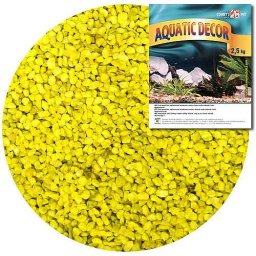 COBBYS PET AQUATIC DECOR Štěrk žlutý 3-4mm 2,5kg