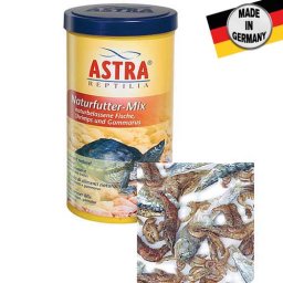 ASTRA NATURFUTTER-MIX 1.000 ml směs přírodních sušených krmiv pro vodní a suchozemské želvy