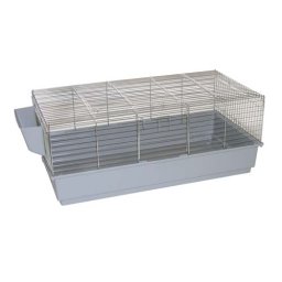 COBBYS PET RABBIT 80 klec pro králíky 80 x 50cm s jesličkami