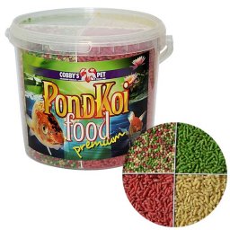 COBBYS PET POND MIX QUATTRO COMPLETE 5,5 l čtyři různá krmiva v jednom balení