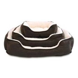 LES FILOUS MONTANA 63x53x20cm hnědý pelech plyš / Sherpa